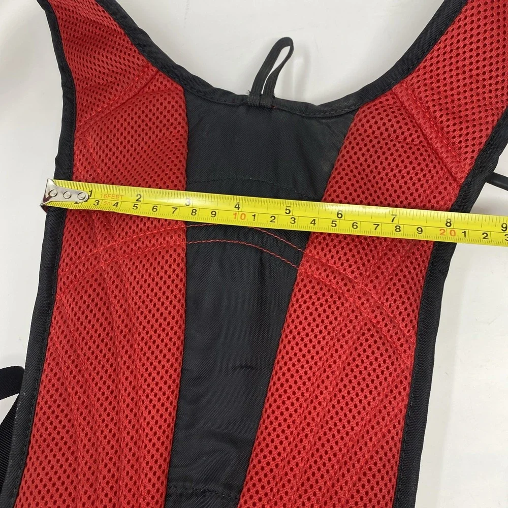 Camelbak Hydration Pack Backpack Red Black Hiking Outdoors w/ Bladder